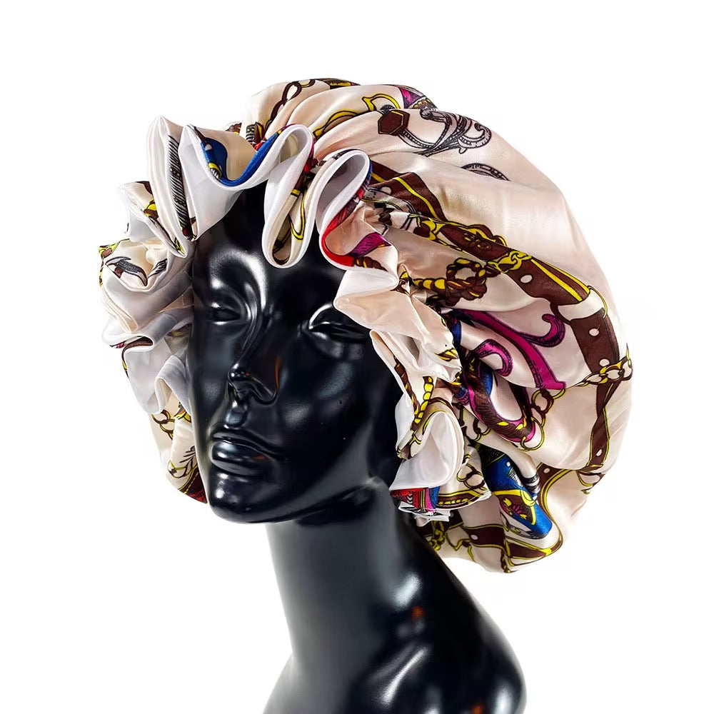SOLURA SOFT SILK BONNET ~SLEEP LIKE ROYALTY
